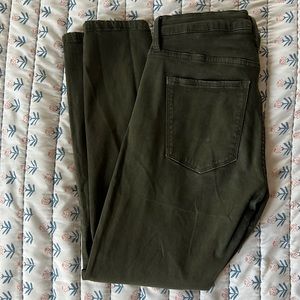 Like New Soft, Olive Banana Republic Skinny Jeans